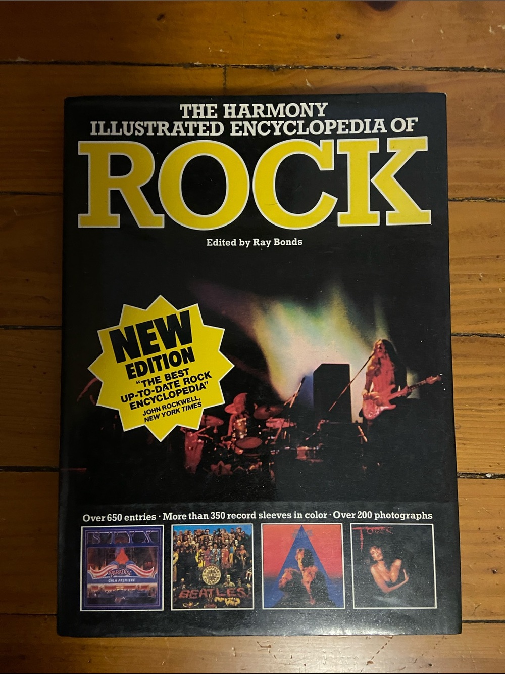 Vintage 80s 1980s Rock n Roll photo coffee table book 50s 60s 70s 80s star stars